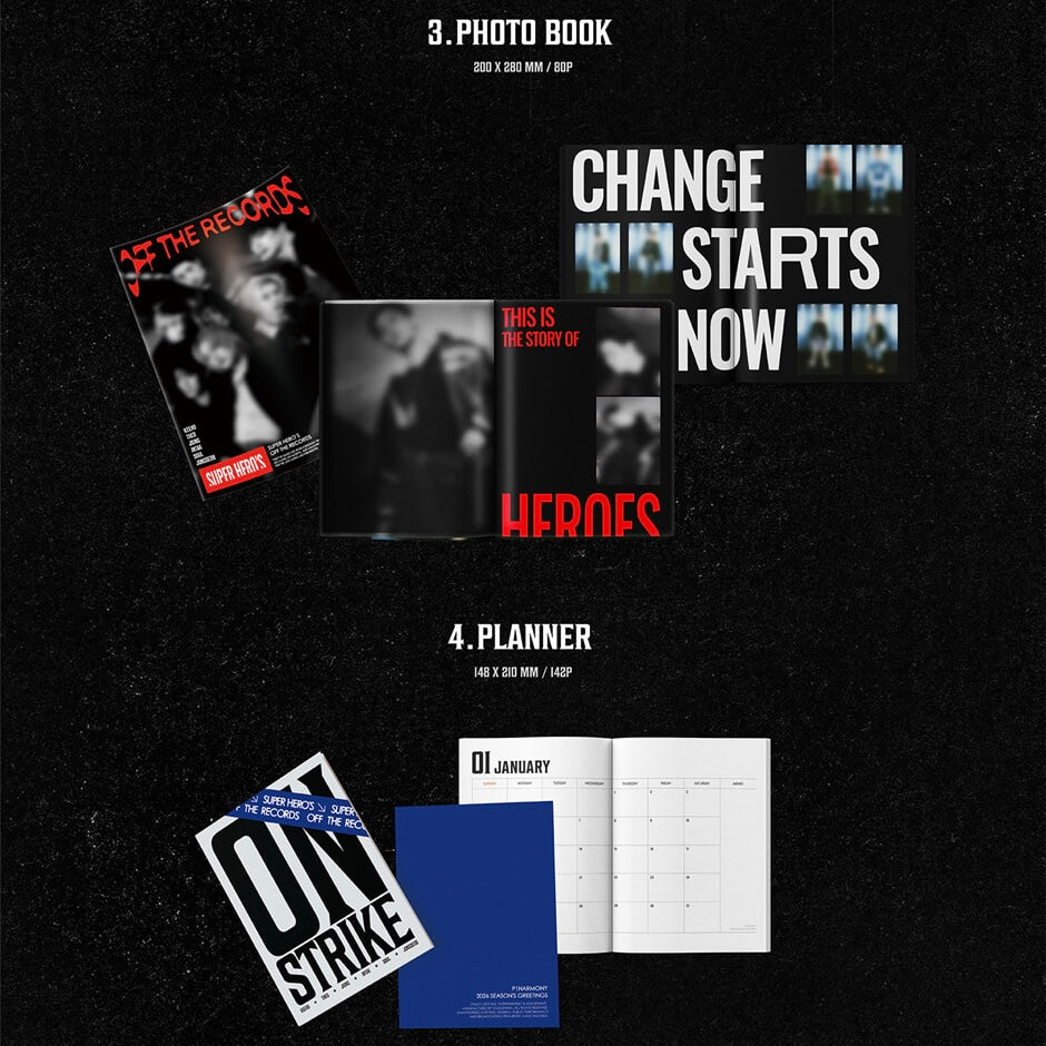 (PRE-ORDER) P1HARMONY - 2026 SEASON'S GREETINGS [SUPER HERO'S OFF THE RECORDS]