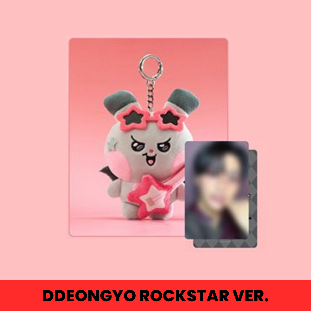 (PRE-ORDER) ATEEZ - MIGHTEEZ - [ROCK THE STAGE] ROCKSTAR PLUSH KEYRING (8 VERSIONS)