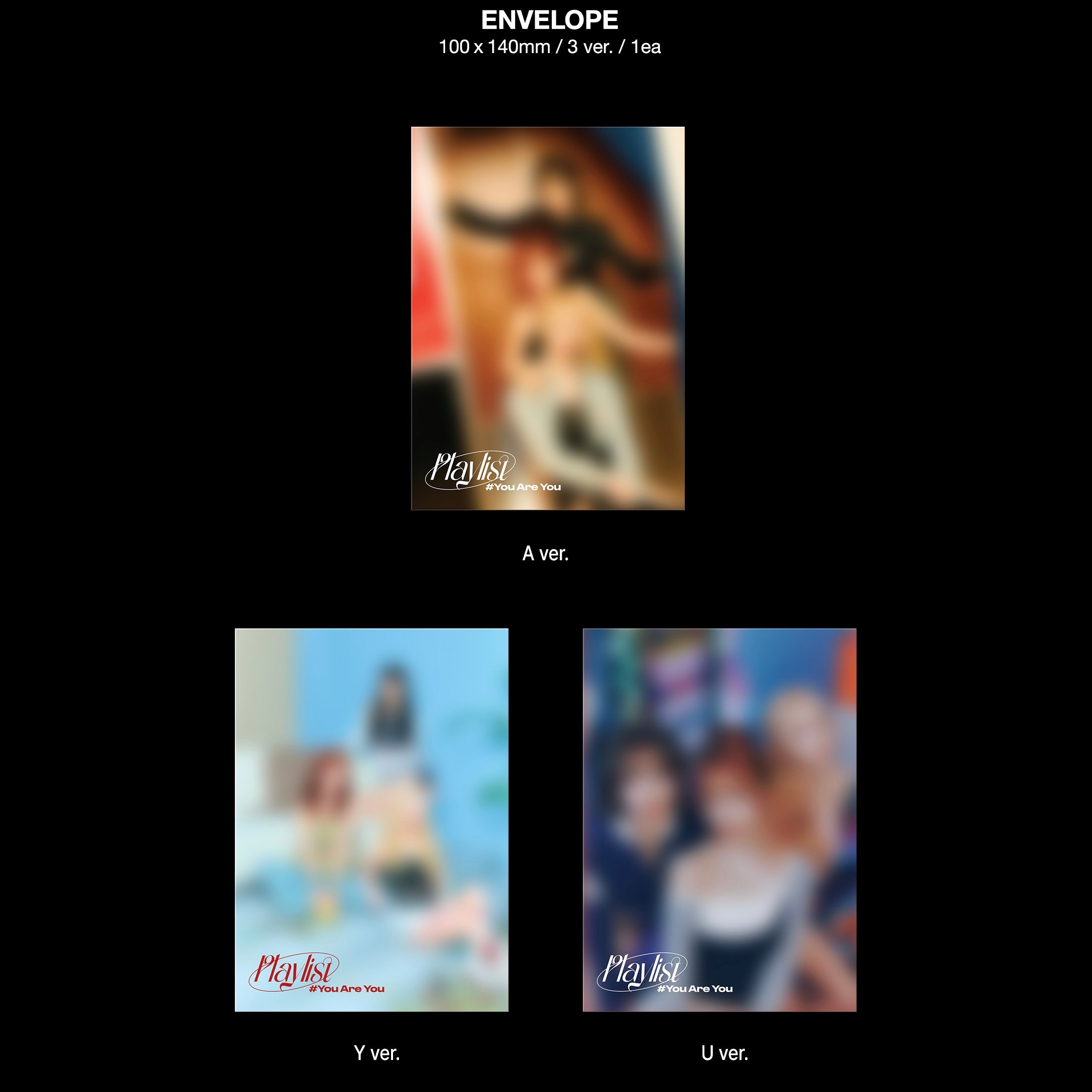 UAU - 1ST MINI ALBUM [PLAYLIST #YOU ARE YOU] (POCA ALBUM) (3 VERSIONS) - LightUpK