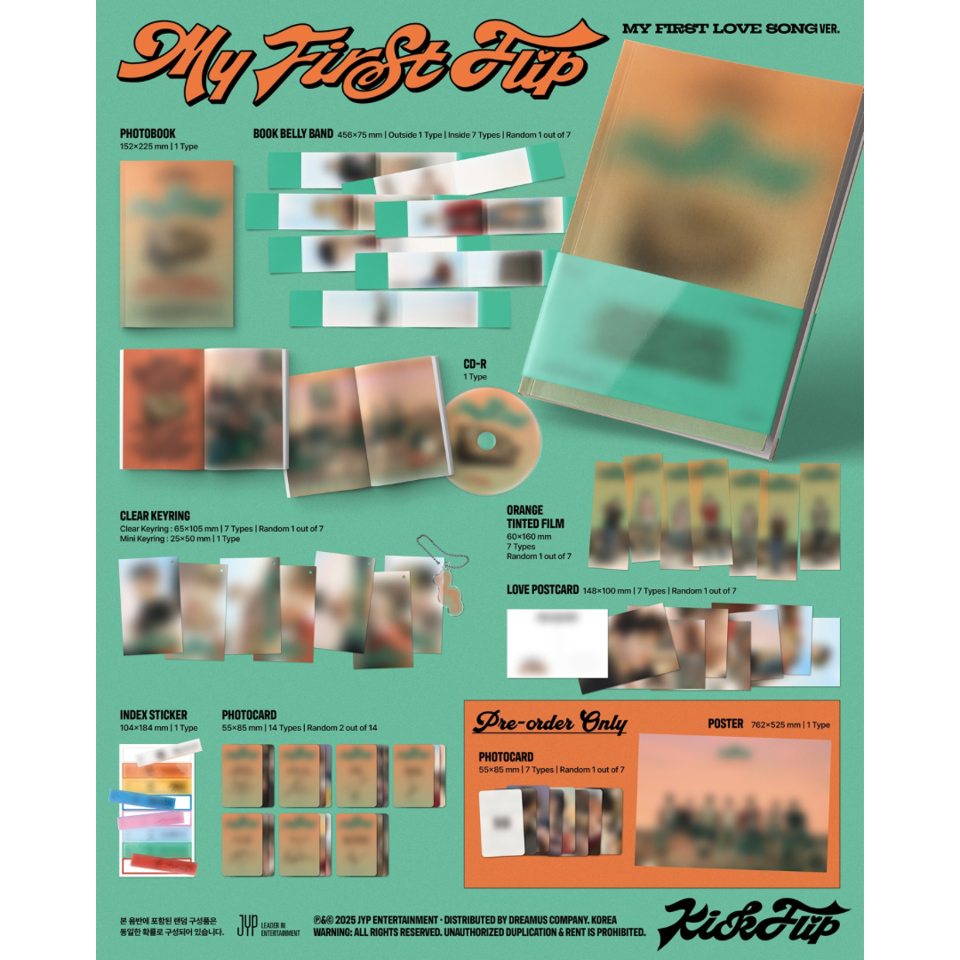 (PRE-ORDER) KICKFLIP - 3RD MINI ALBUM [MY FIRST FLIP] (3 VERSIONS) RANDOM - LightUpK