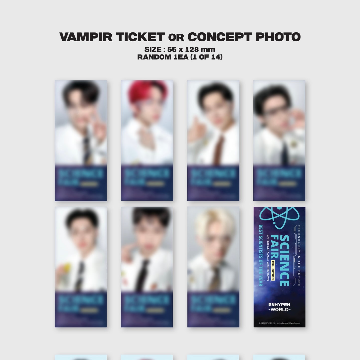 (PRE-ORDER) ENHYPEN - WORLD COUPON CARD COLLECTION (SCIENTIST VER.) (2 VERSIONS) - LightUpK