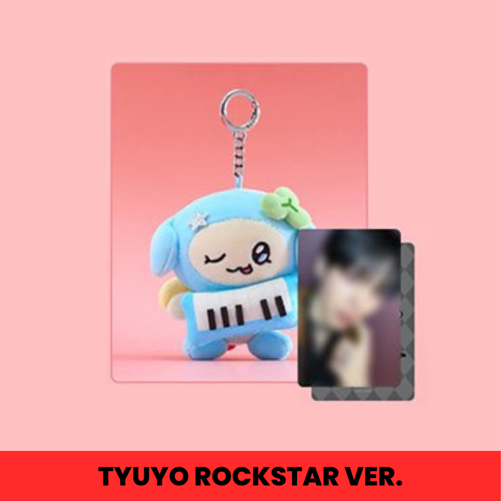 (PRE-ORDER) ATEEZ - MIGHTEEZ - [ROCK THE STAGE] ROCKSTAR PLUSH KEYRING (8 VERSIONS)