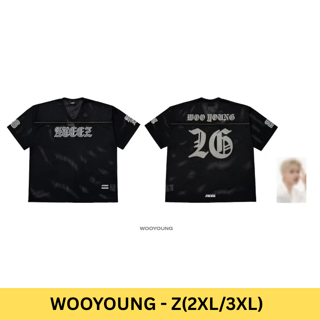 ATEEZ - 'IN YOUR FANTASY' OFFICIAL TOUR MERCH FOOTBALL UNIFORM (24 TYPES)