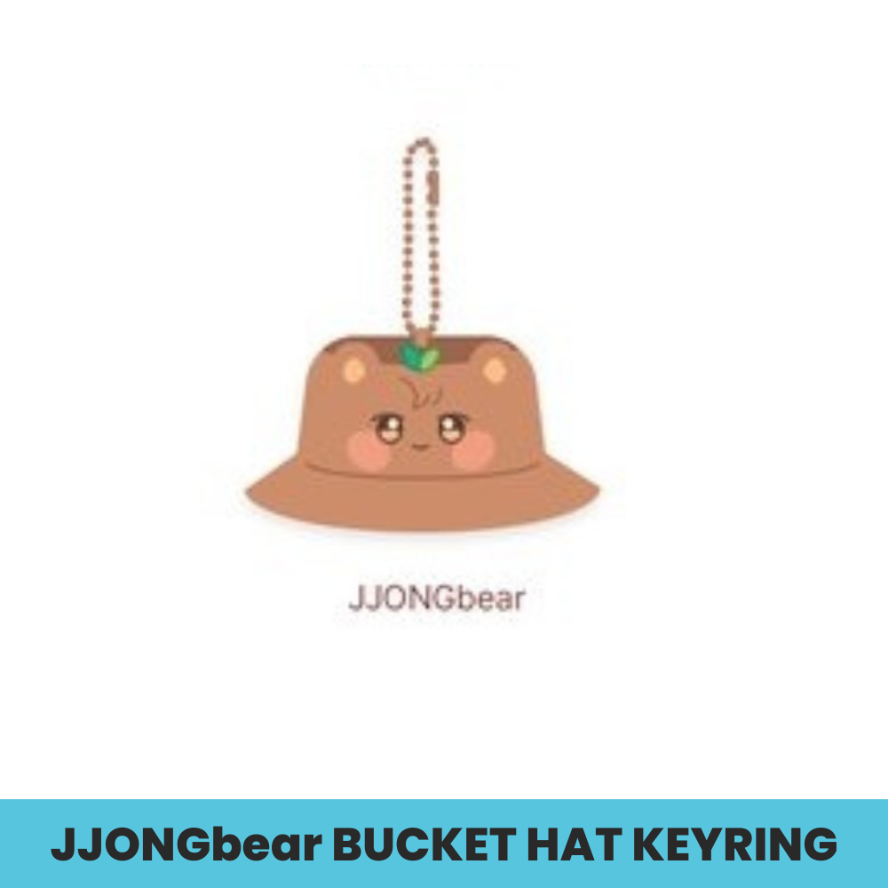 (PRE-ORDER) ATEEZ X ANITEEZ [ANITEEZ IN TREASURE] MD - 16 BUCKET HAT KEYRING (8 VERSIONS) - LightUpK