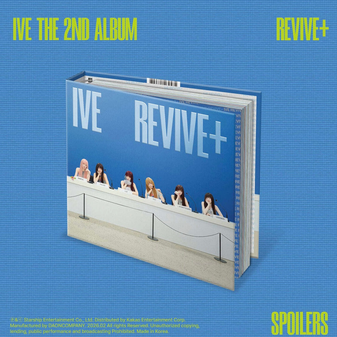 (PRE-ORDER) IVE - THE 2ND ALBUM [REVIVE+] (SPOILERS VER.) - LightUpK
