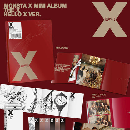 (PRE-ORDER) MONSTA X - THE X (4 VERSIONS) RANDOM - LightUpK
