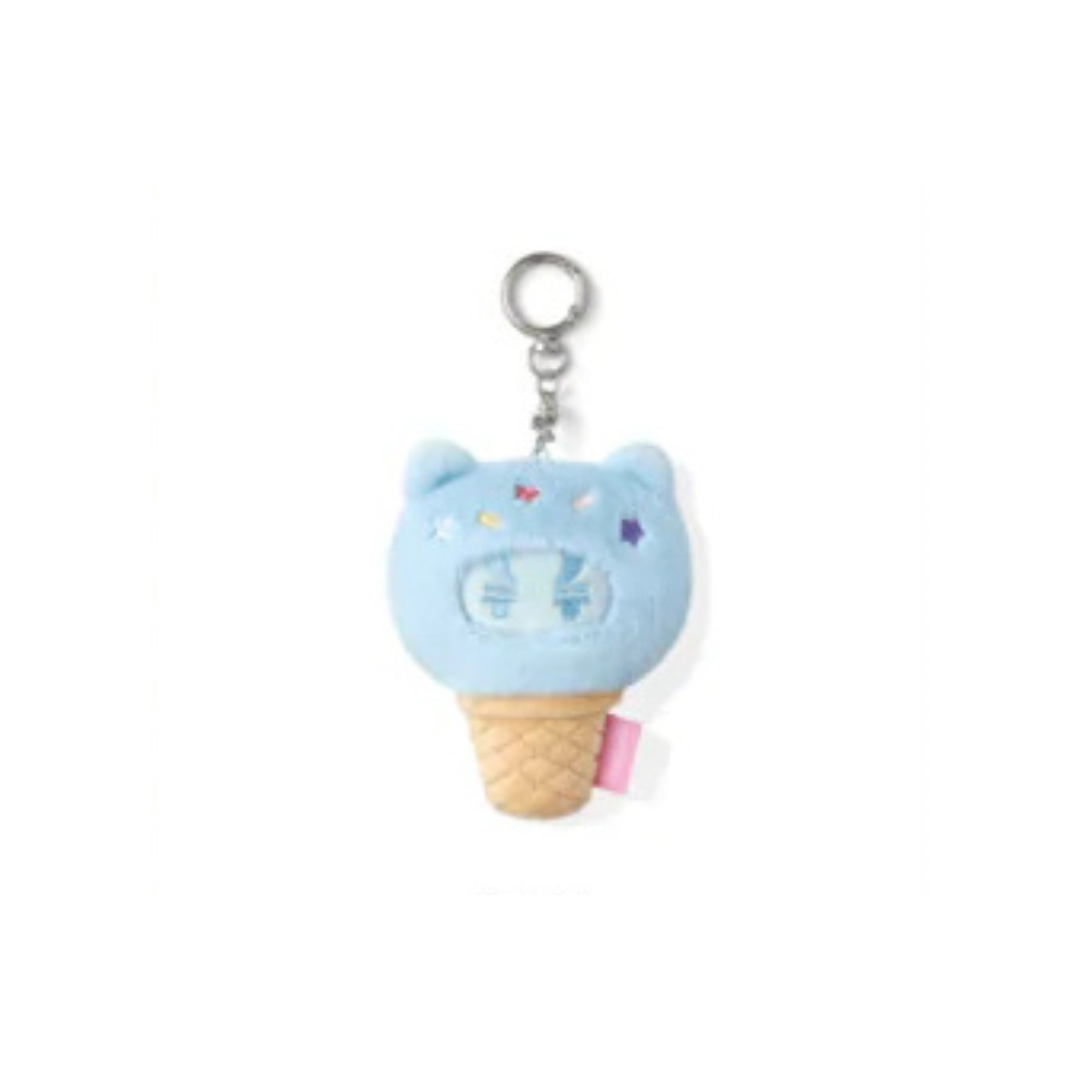 (PRE-ORDER) SEVENTEEN - ICE CREAM WITH MINITEEN CHARACTER POP UP OFFICIAL MD FACE KEYRING (13 VERSIONS)