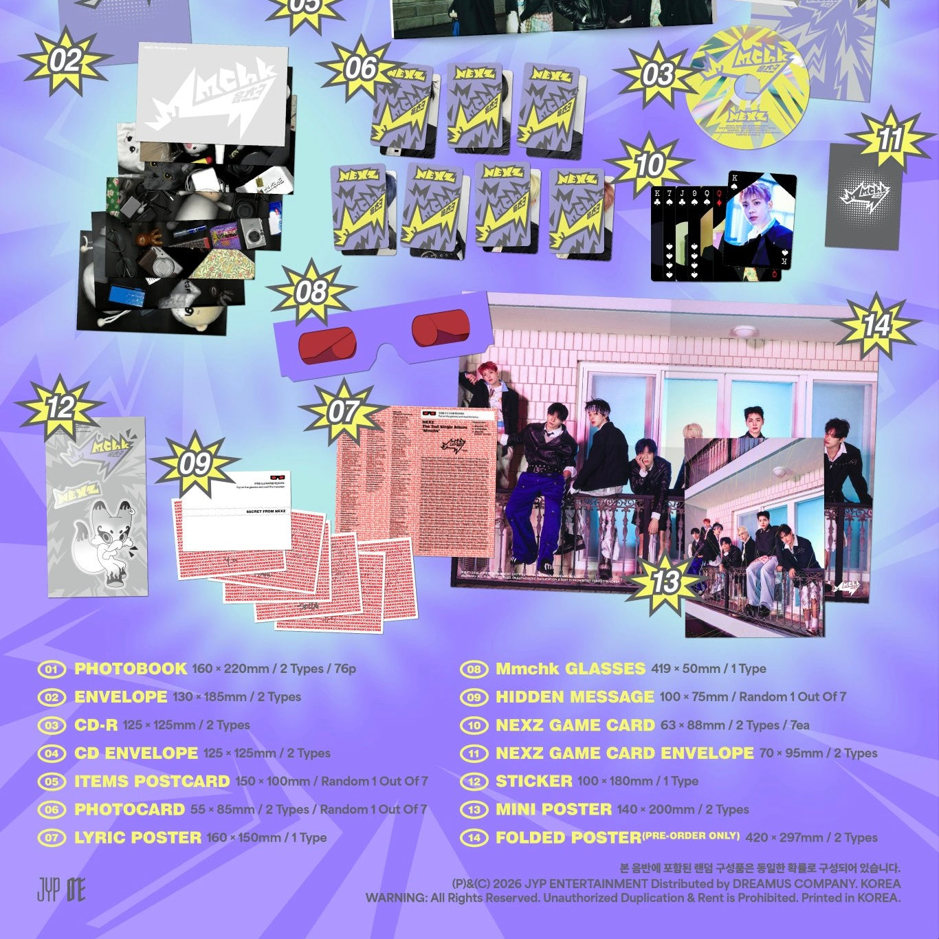 (PRE-ORDER) NEXZ - 2ND SINGLE ALBUM [MMCHK] (2 VERSIONS) RANDOM - LightUpK