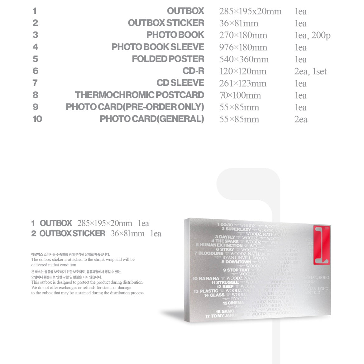 (PRE-ORDER) WOODZ - 1ST FULL ALBUM [ARCHIVE. 1] (MAIN VER.) (2CD) - LightUpK