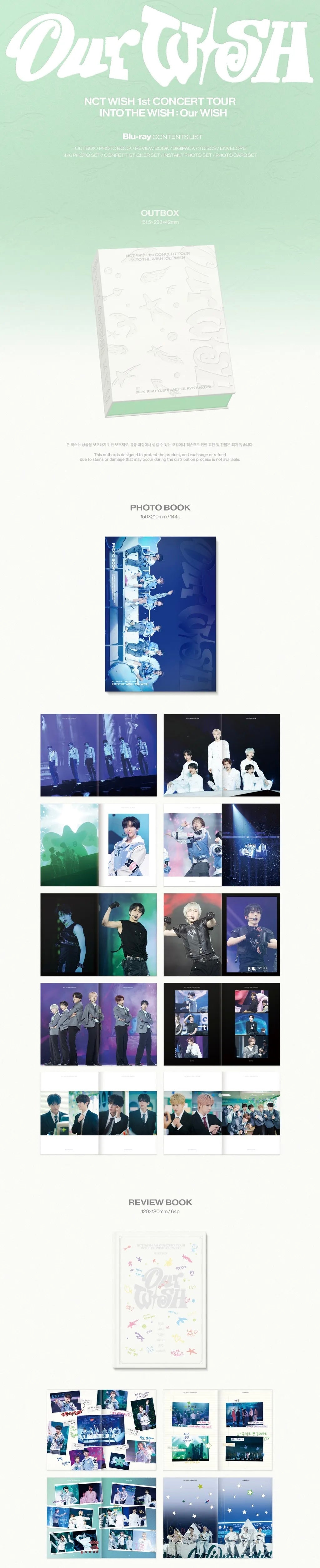 (PRE-ORDER) NCT WISH - 1ST CONCERT TOUR [INTO THE WISH : OUR WISH] (BLU-RAY VER.)