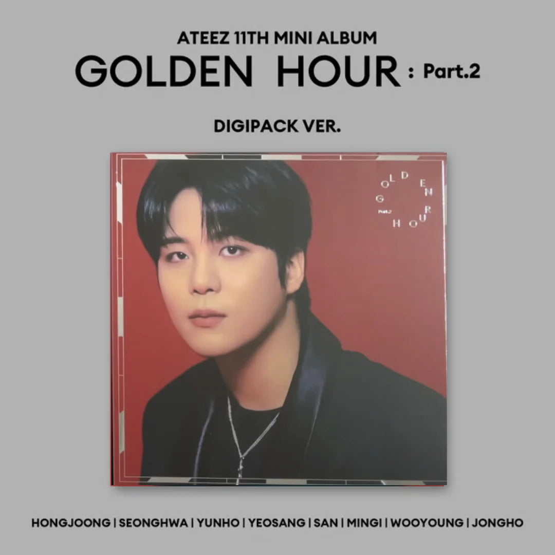 ATEEZ - GOLDEN HOUR : PART 2 DIGIPACK (8 VERSIONS) - LightUpK