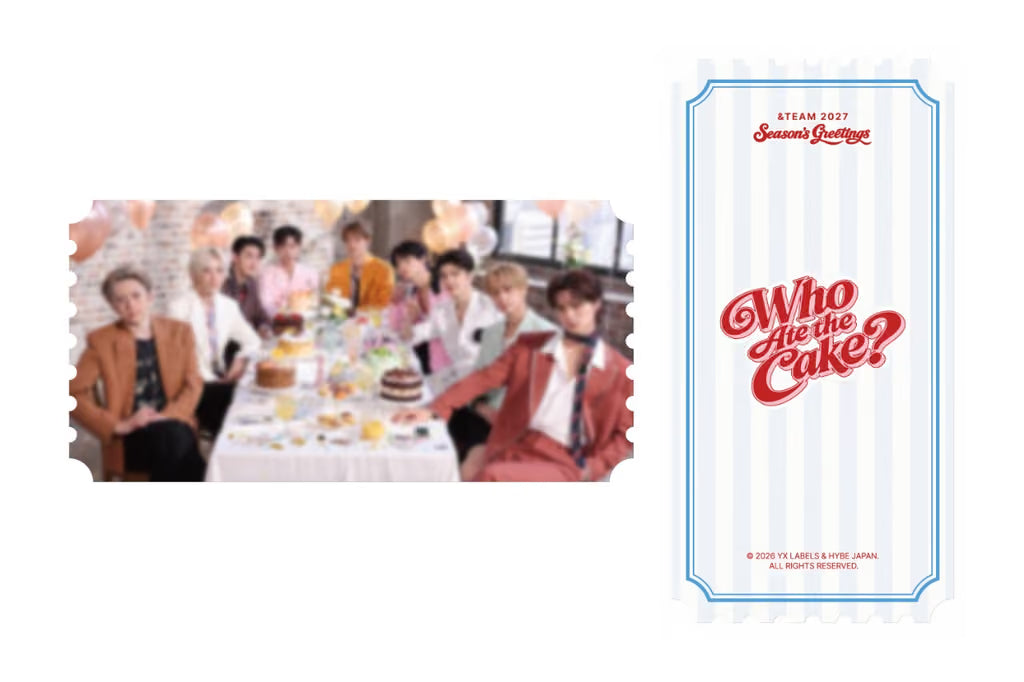 (PRE-ORDER) &TEAM - 2027 SEASON'S GREETINGS [WHO ATE THE CAKE?]
