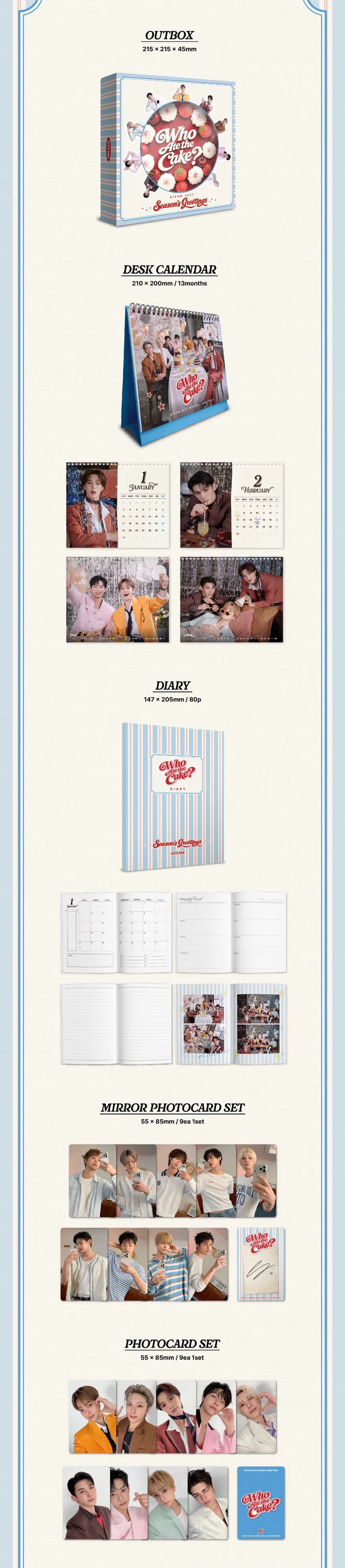 (PRE-ORDER) &TEAM - 2027 SEASON'S GREETINGS [WHO ATE THE CAKE?]