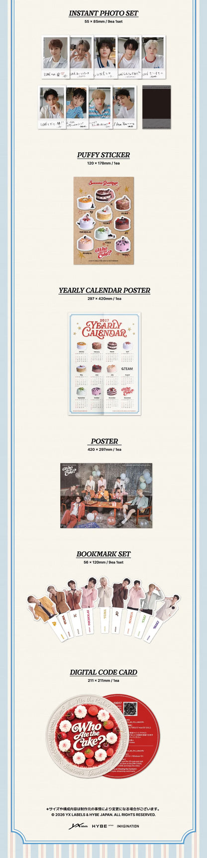 (PRE-ORDER) &TEAM - 2027 SEASON'S GREETINGS [WHO ATE THE CAKE?]
