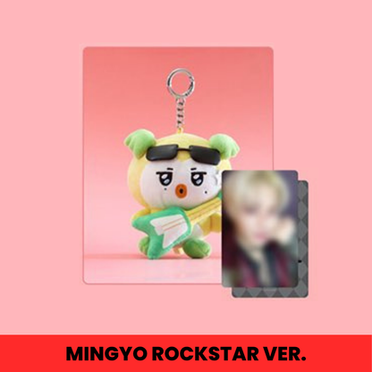 (PRE-ORDER) ATEEZ - MIGHTEEZ - [ROCK THE STAGE] ROCKSTAR PLUSH KEYRING (8 VERSIONS)
