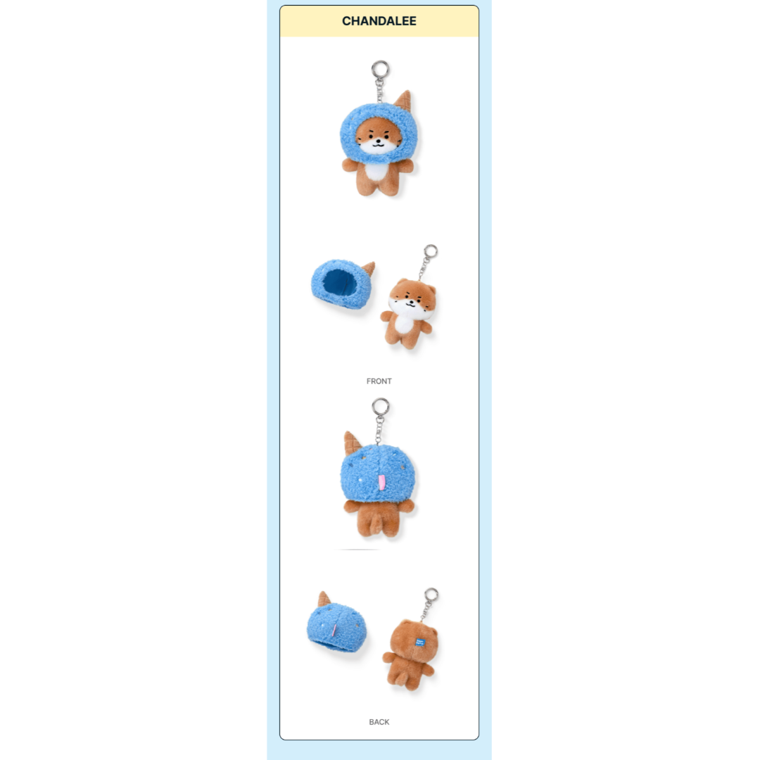 (PRE-ORDER) SEVENTEEN - ICE CREAM WITH MINITEEN CHARACTER POP UP OFFICIAL MD PLUSH KEYRING (13 VERSIONS)