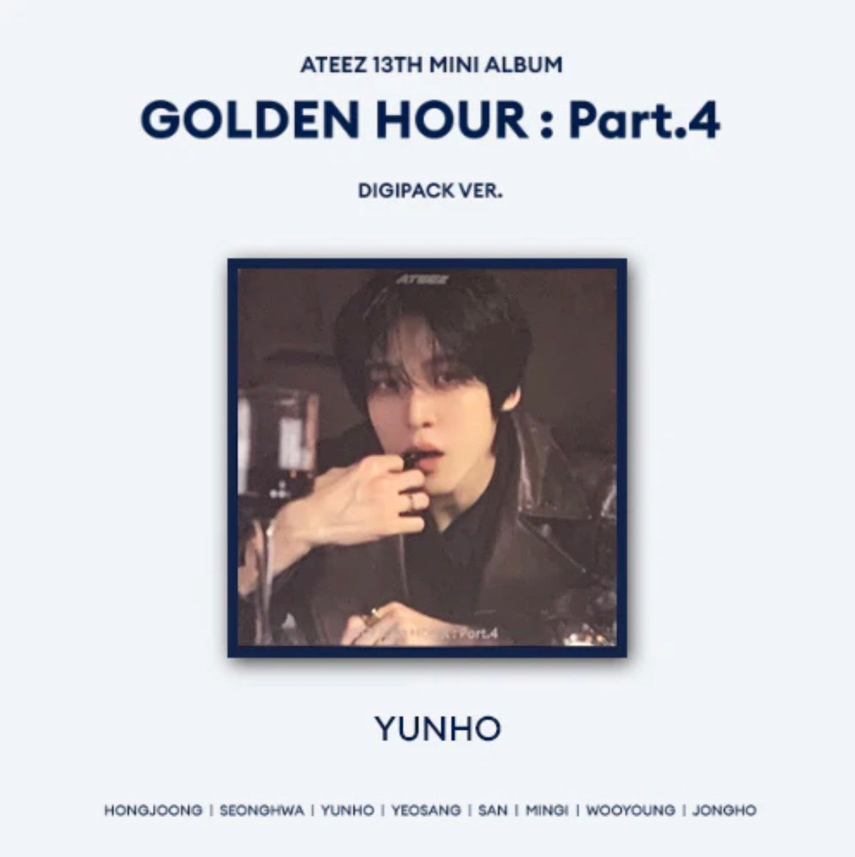 ATEEZ - GOLDEN HOUR : PART.4 MEMBER DIGIPACK (8 VERSIONS) – LightUpK