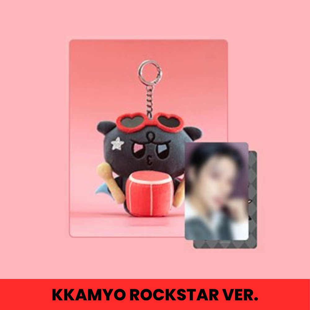 (PRE-ORDER) ATEEZ - MIGHTEEZ - [ROCK THE STAGE] ROCKSTAR PLUSH KEYRING (8 VERSIONS)