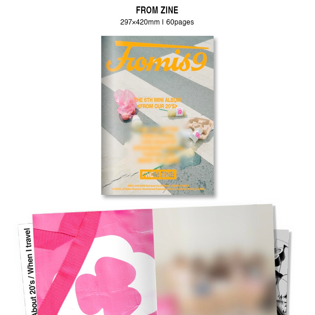 FROMIS_9 - 6TH MINI ALBUM [FROM OUR 20'S] [FROM ZINE VER.] - LightUpK