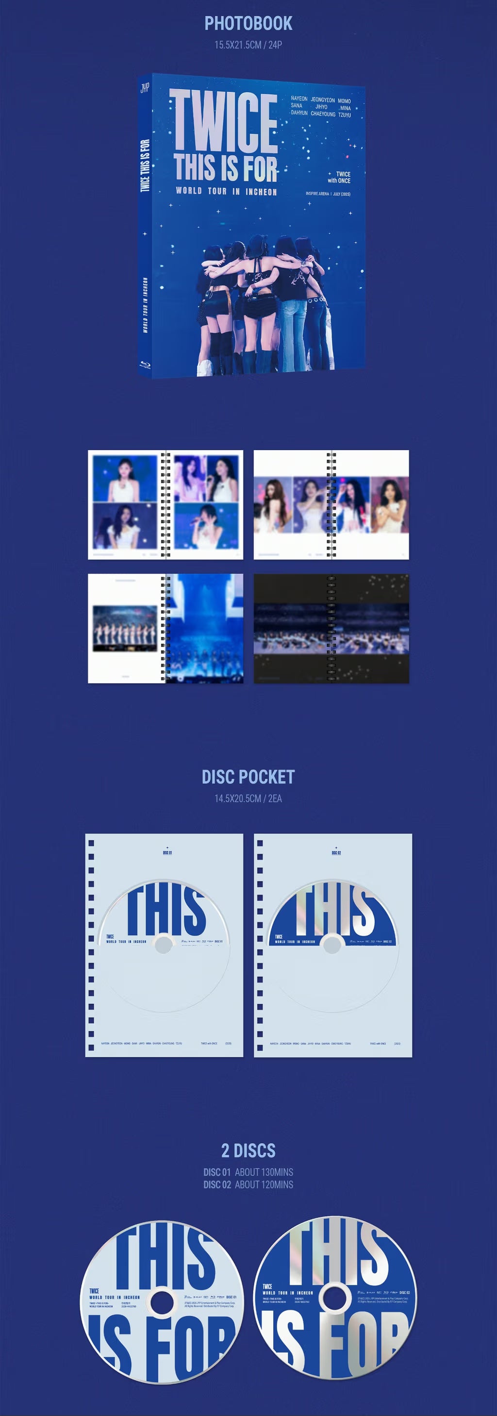 (PRE-ORDER) TWICE - [THIS IS FOR] WORLD TOUR IN INCHEON BLU-RAY