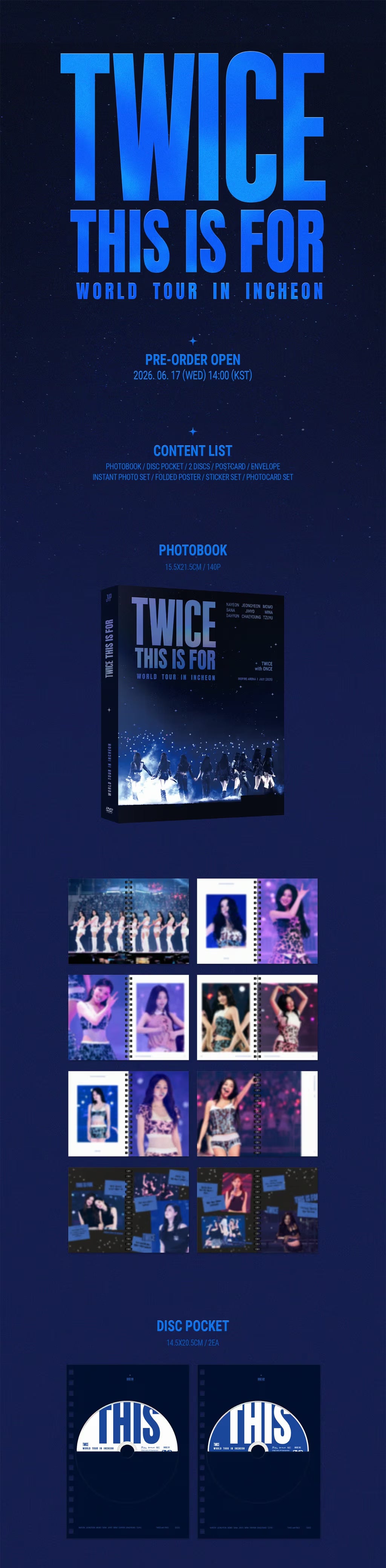 (PRE-ORDER) TWICE - [THIS IS FOR] WORLD TOUR IN INCHEON DVD