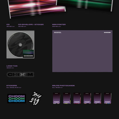 (PRE-ORDER) BABYMONSTER - 3RD MINI ALBUM [CHOOM] (3 VERSIONS) - LightUpK