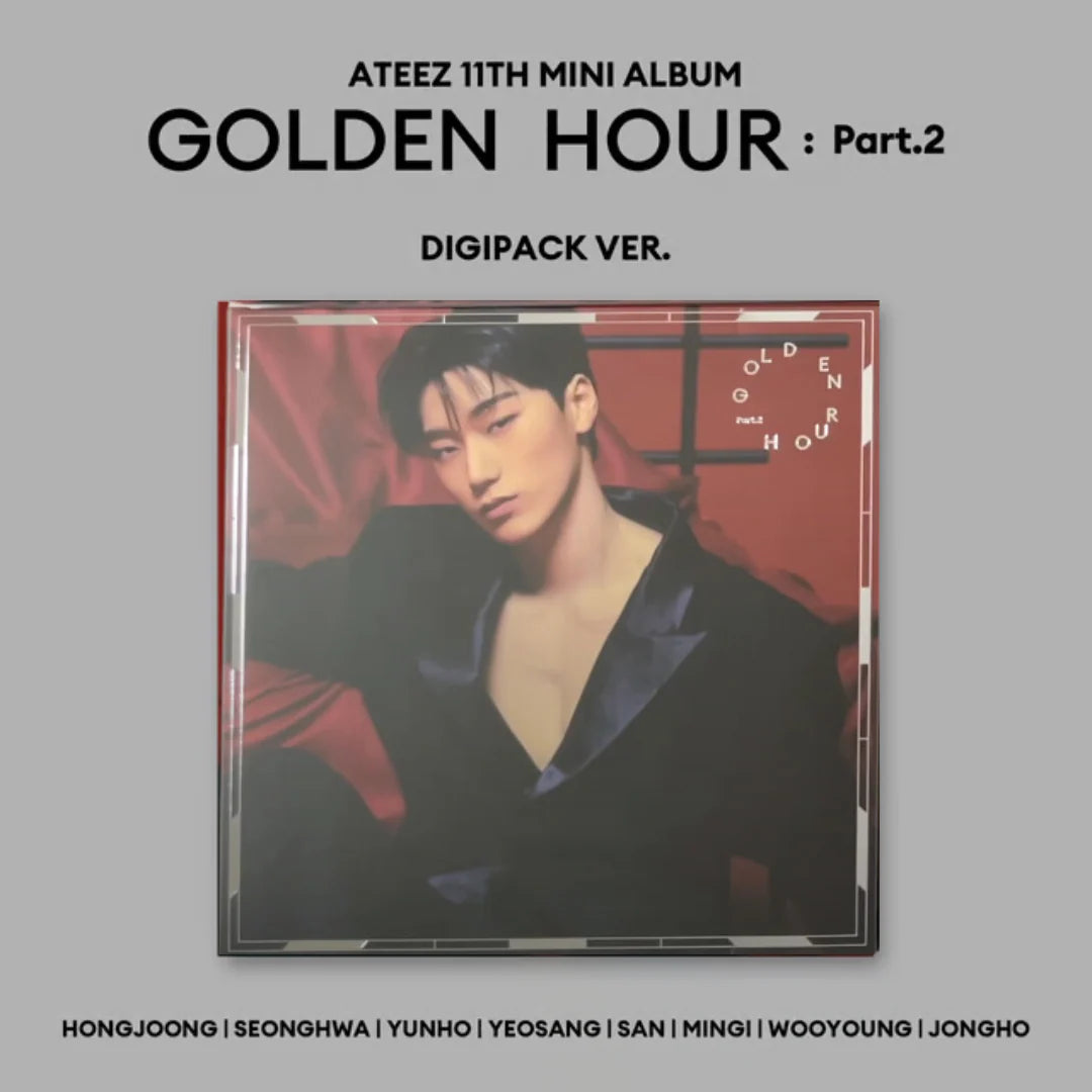 ATEEZ - GOLDEN HOUR : PART 2 DIGIPACK (8 VERSIONS) - LightUpK