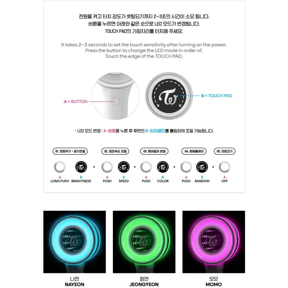 TWICE CANDYBONG INFINITY OFFICIAL LIGHTSTICK VER. 3 - LightUpK