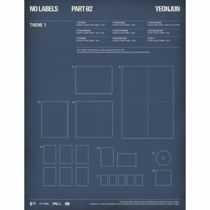 (PRE-ORDER) YEONJUN (TXT) - NO LABELS: PART 02 (3 VERSIONS) RANDOM