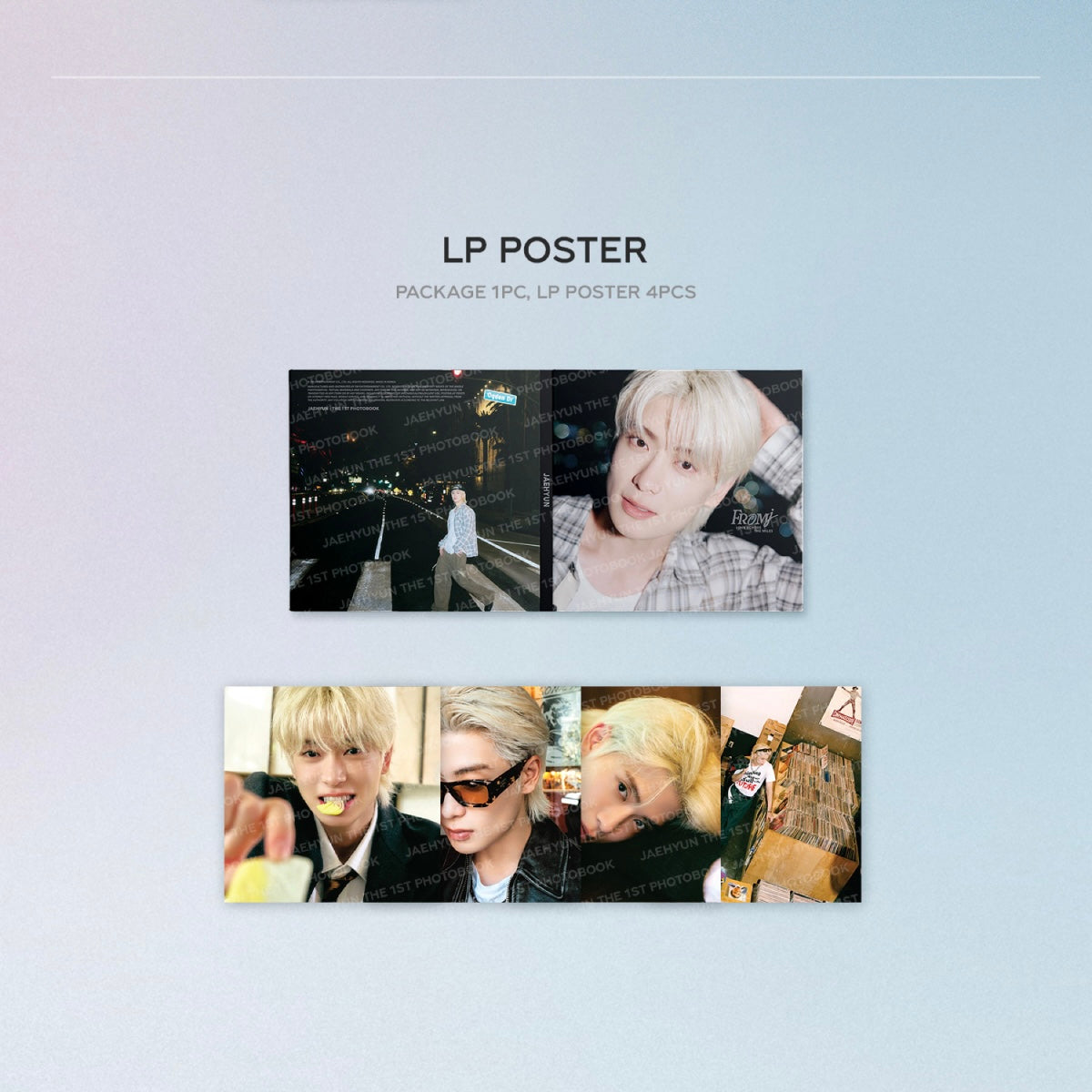 (PRE-ORDER) JAEHYUN - 01 PHOTO PACKAGE (FROM J ver.) / 2025 JAEHYUN THE 1ST PHOTOBOOK [FROM J : LOVE ACROSS THE MILES] OFFICIAL MD - LightUpK