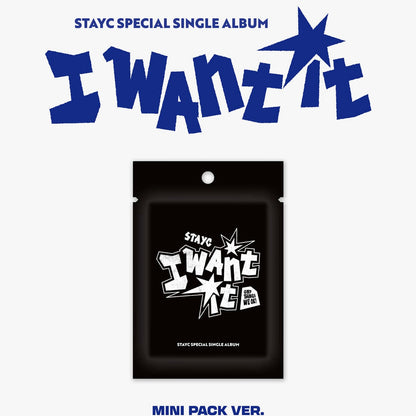 STAYC - SPECIAL SINGLE : I WANT IT (MINI PACK VER.) - LightUpK