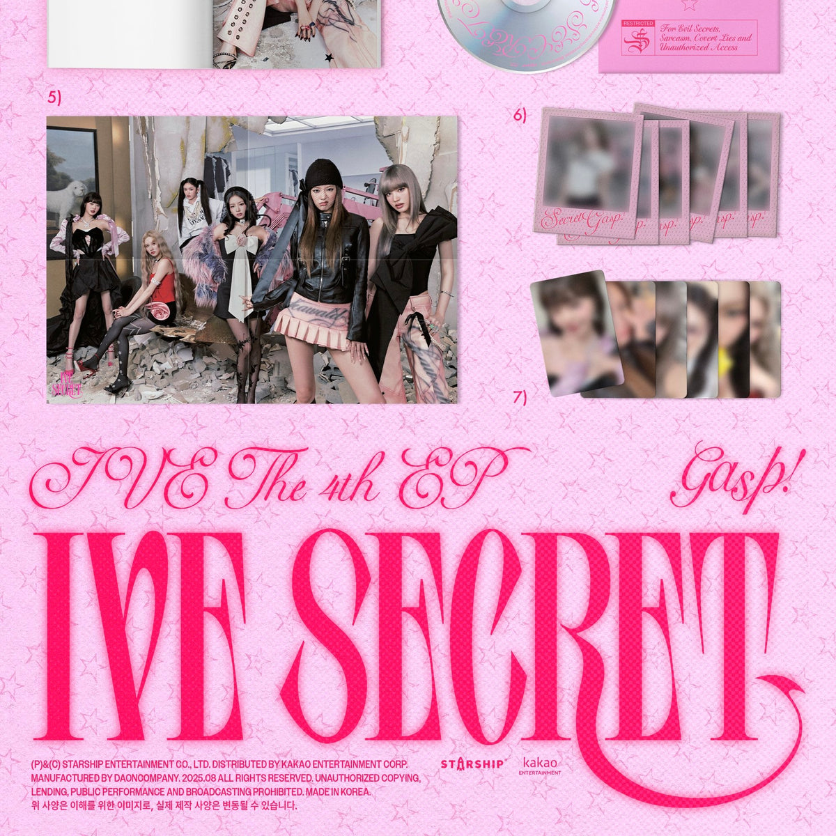 IVE - THE 4TH EP [IVE SECRET] (3 VERSIONS) – LightUpK