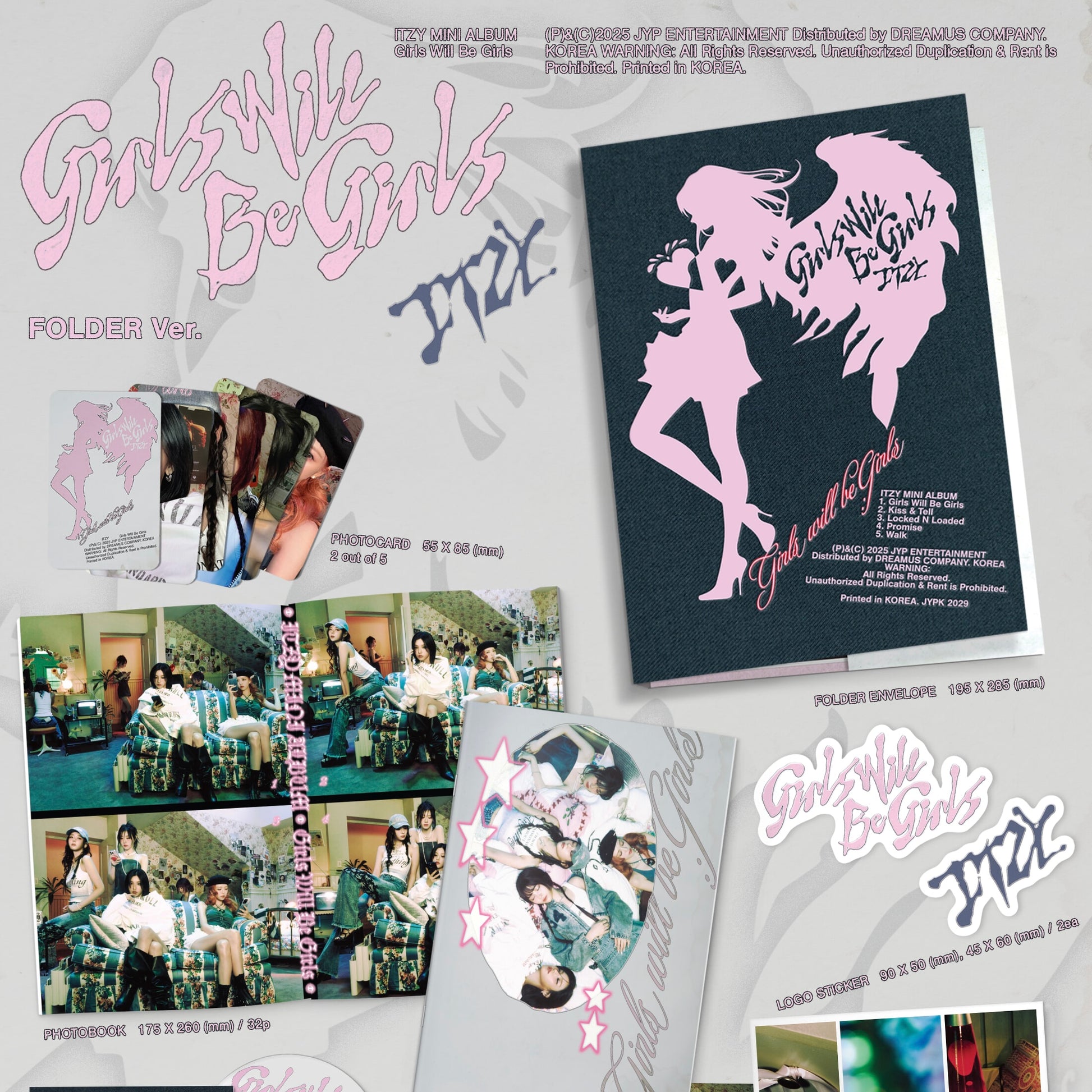 ITZY - [GIRLS WILL BE GIRLS] FOLDER VER. - LightUpK