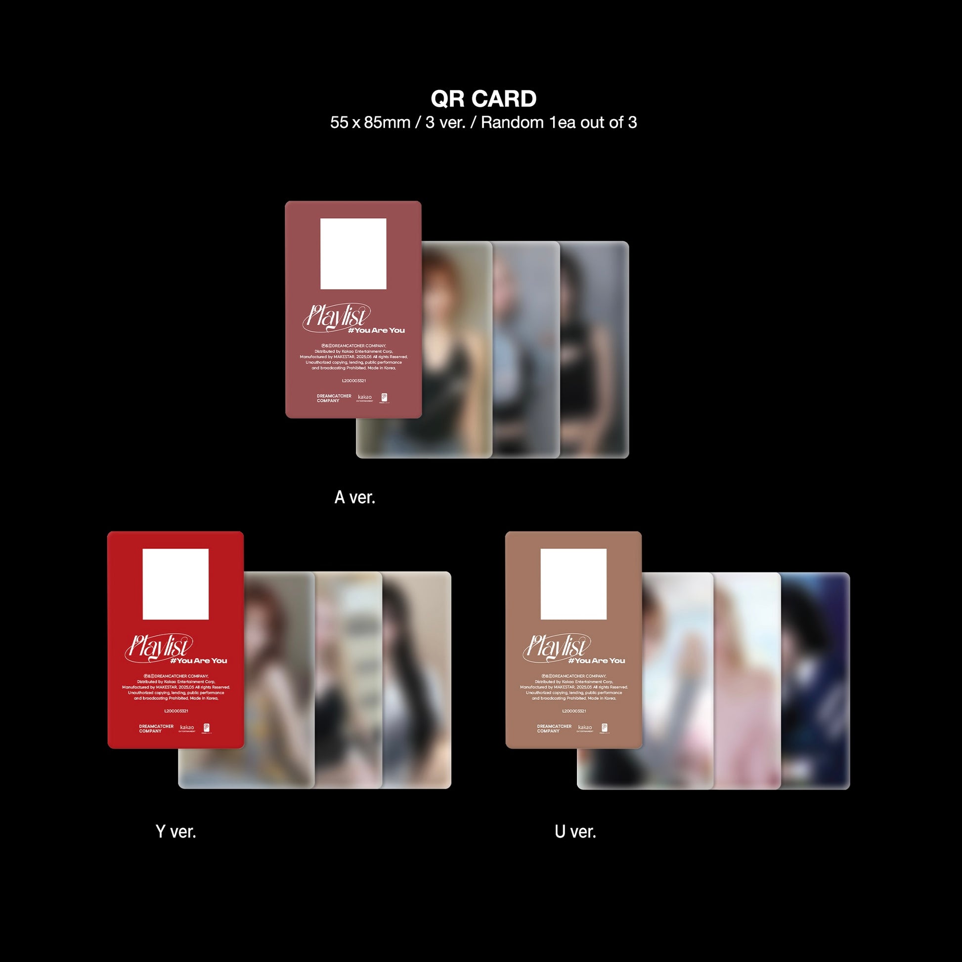 UAU - 1ST MINI ALBUM [PLAYLIST #YOU ARE YOU] (POCA ALBUM) (3 VERSIONS) - LightUpK