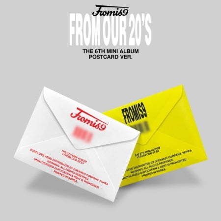 FROMIS_9 - 6TH MINI ALBUM [FROM OUR 20'S] [POSTCARD VER.] (2 VERSIONS) - LightUpK