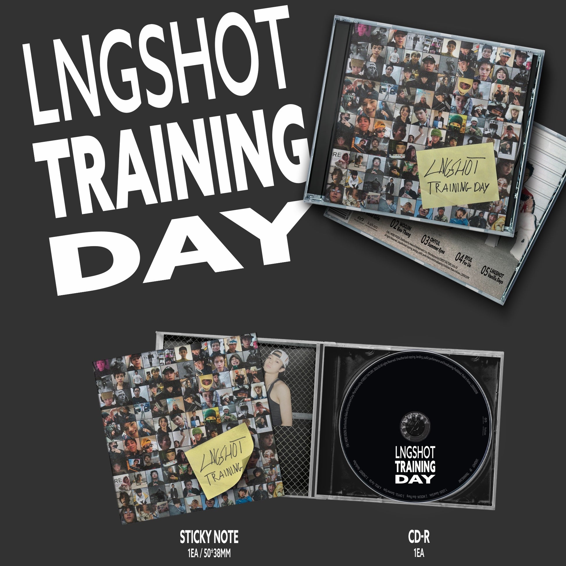 (PRE-ORDER) LNGSHOT - EP [TRAINING DAY] - LightUpK