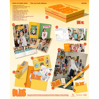 D.O. - THE 1ST FULL ALBUM [BLISS] (2 VERSIONS) - LightUpK