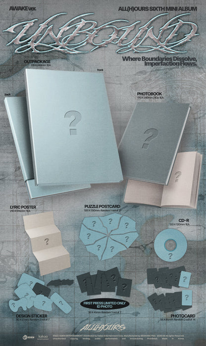 (PRE-ORDER) ALL(H)OURS - 6TH MINI ALBUM [UNBOUND] (2 VERSIONS) RANDOM