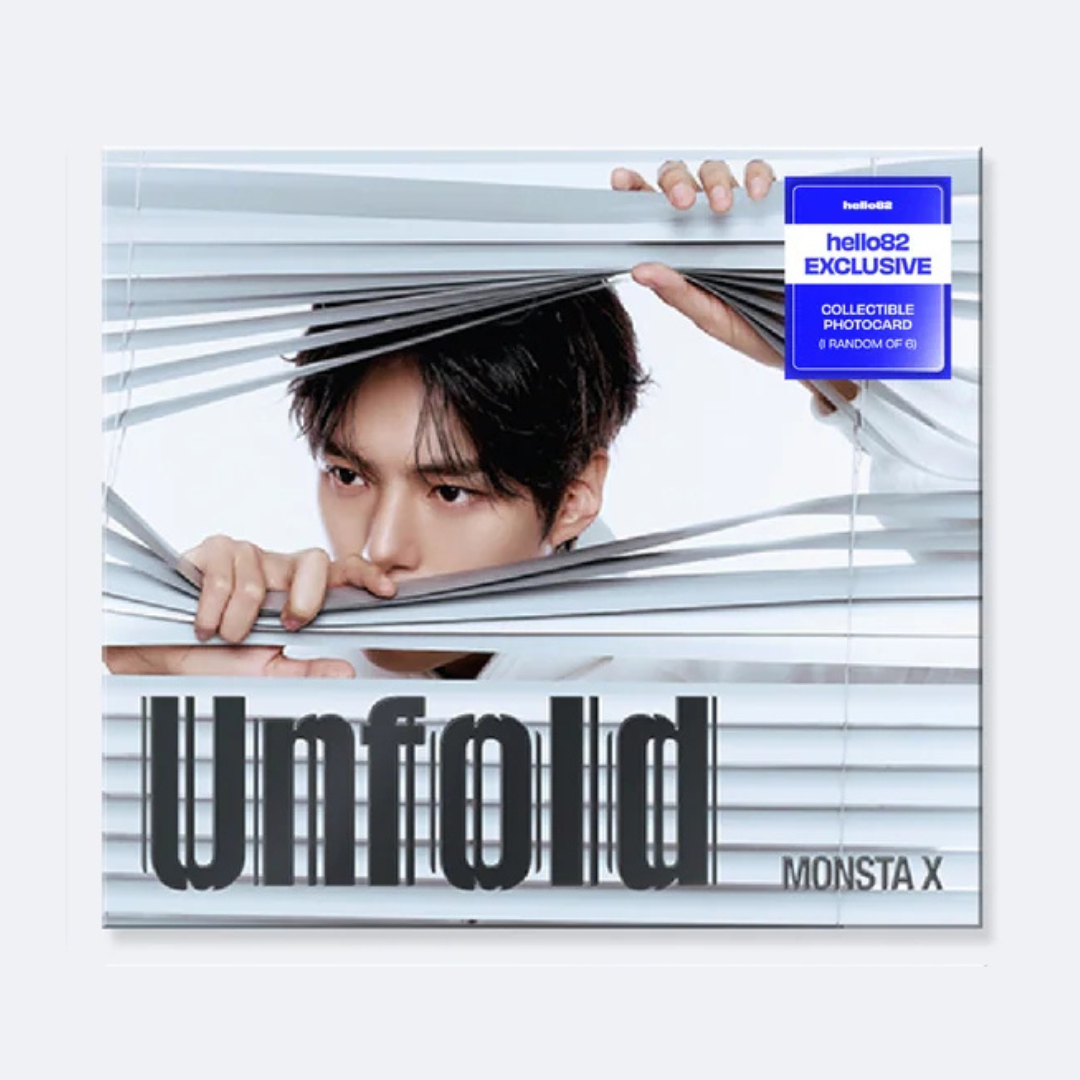 (PRE-ORDER) [HELLO82] [POP-UP EXCLUSIVE] MONSTA X - UNFOLD (DIGIPAK VER.) (6 VERSIONS) RANDOM - LightUpK