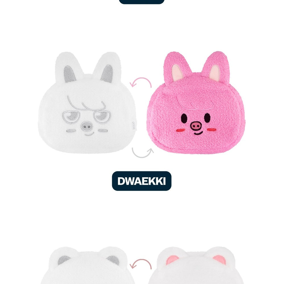 (PRE-ORDER) STRAY KIDS - DOMINATE : CELEBRATE POP-UP STORE MD - SKZOO REVERSIBLE FACE POUCH (8 VERSIONS) - LightUpK