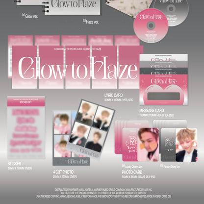 KANG DANIEL - 6TH MINI ALBUM [GLOW TO HAZE] [PHOTO BOOK VER.] (2 VERSIONS) - LightUpK