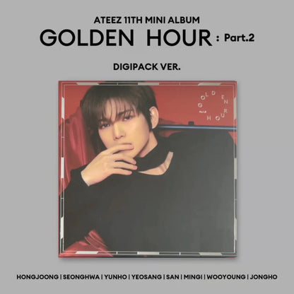 ATEEZ - GOLDEN HOUR : PART 2 DIGIPACK (8 VERSIONS) - LightUpK