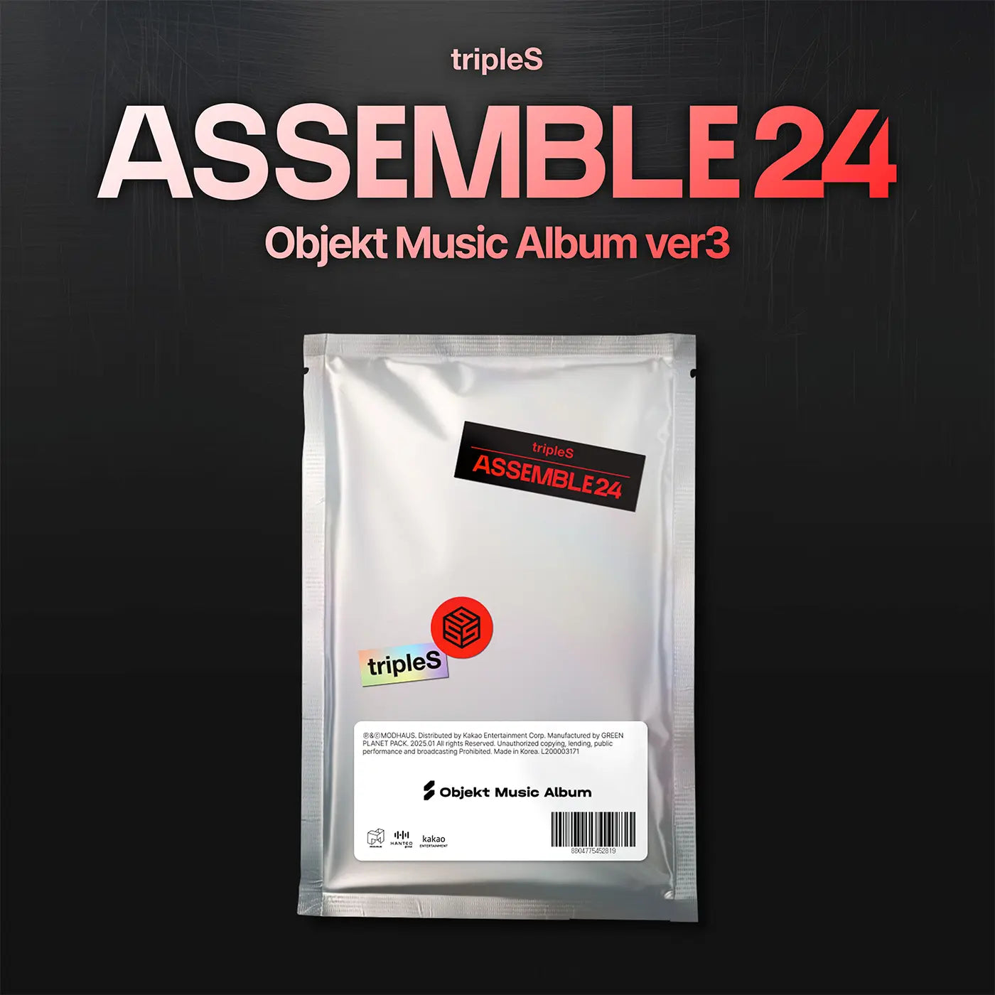 (PRE-ORDER) TRIPLES - VOL.1 [ASSEMBLE24] (OBJEKT MUSIC ALBUM VER3)