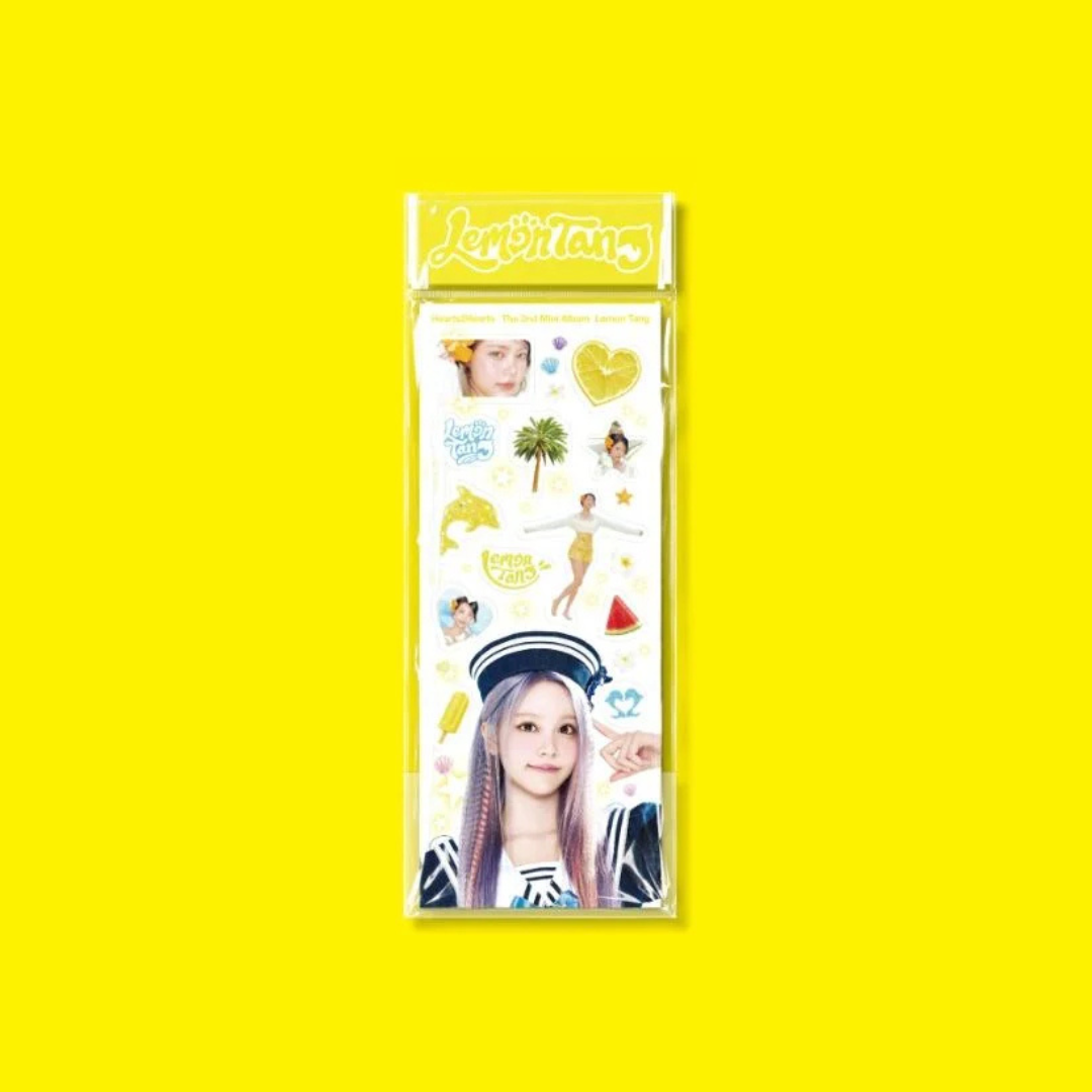 HEARTS2HEARTS - 2ND MINI ALBUM [LEMON TANG] (STICKER VER.) (8 VERSIONS)