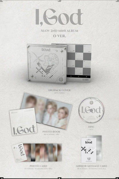 XLOV - 2ND MINI ALBUM [I,GOD] (4 VERSIONS)