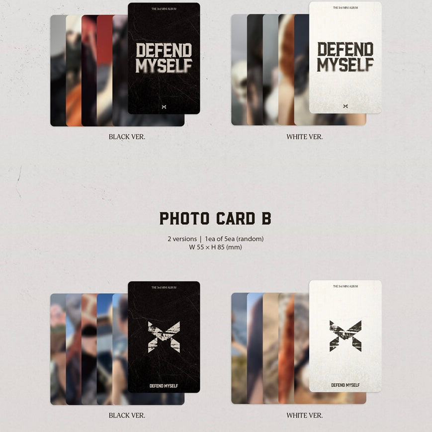 (PRE-ORDER) X:IN - 3RD MINI ALBUM [DEFEND MYSELF] [PHOTOBOOK PLATFORM VER.] (2 VERSIONS) RANDOM - LightUpK