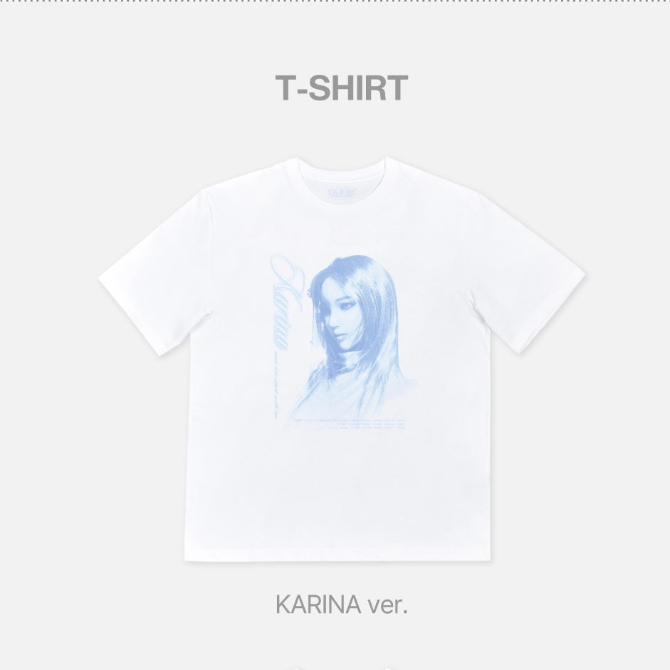 (PRE-ORDER) AESPA - 2025-26 AESPA LIVE TOUR [SYNK : AEXIS LINE] : T-SHIRT (4 VERSIONS) - LightUpK