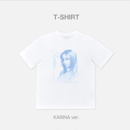 (PRE-ORDER) AESPA - 2025-26 AESPA LIVE TOUR [SYNK : AEXIS LINE] : T-SHIRT (4 VERSIONS) - LightUpK