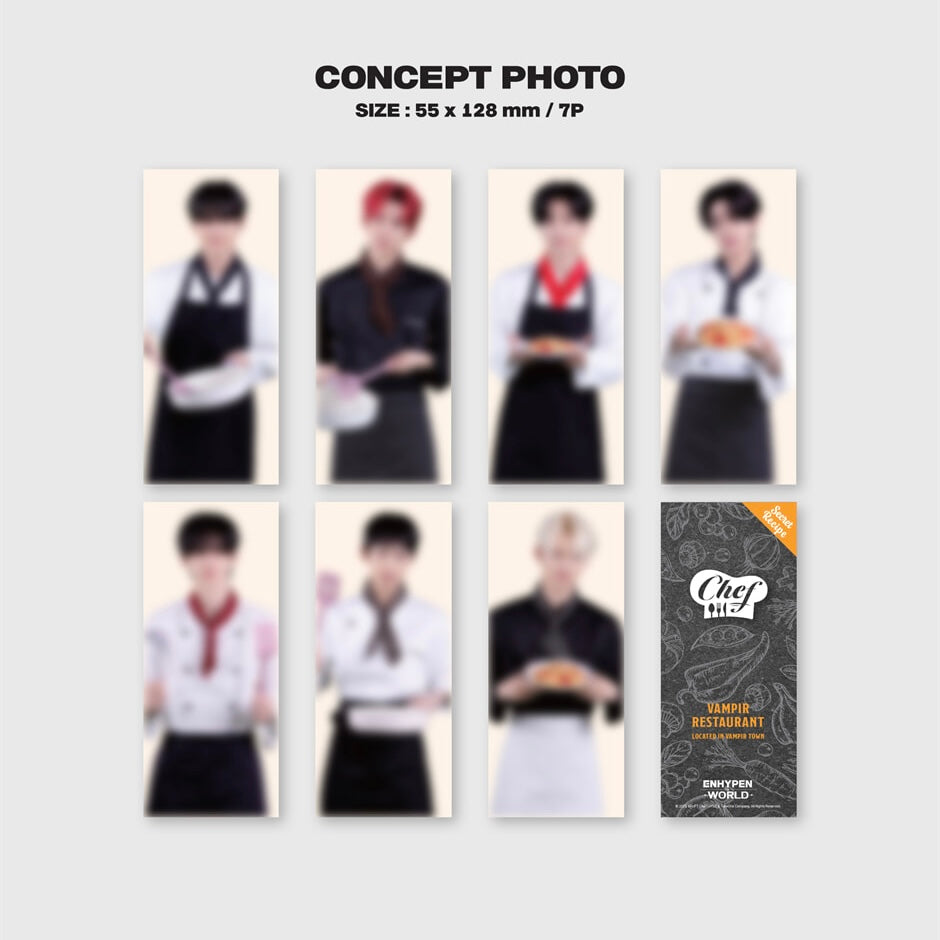 ENHYPEN - WORLD COUPON CARD COLLECTION (CHEF BASIC VER.)
