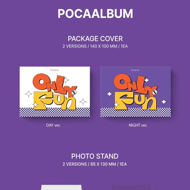 XODIAC - 1ST SINGLE ALBUM [ONLY FUN] POCA ALBUM (2 VERSIONS) - LightUpK